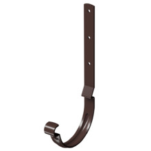 Карнизный крюк длинный Docke STAL PREMIUM, цвет шоколад (Ral 8019)