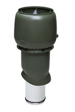 160/225/500 вентиляционный выход (теплоизолированный), цвет RR11 зеленый