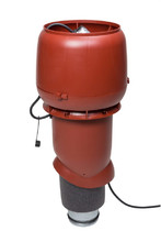Р-Вентилятор E190/125/500 c шумопоглотителем, цвет RR29 красный (Ral 3009), 500 м3/ч