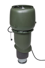 Р-Вентилятор E190/125/500 c шумопоглотителем, цвет RR11 зеленый, 500 м3/ч