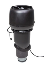 Р-Вентилятор E190/125/500 c шумопоглотителем, цвет RR33 черный (Ral 9005), 500 м3/ч
