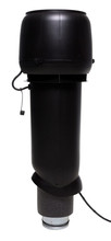 Р-Вентилятор E190/125/700 c шумопоглотителем, цвет RR33 черный (Ral 9005), 500 м3/ч