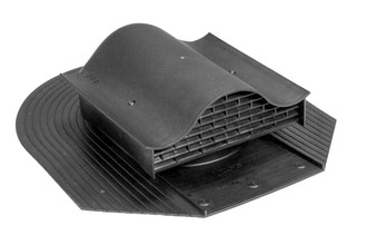 Аэратор HUOPA KTV для вентиляции скатной мягкой кровли, цвет RR33 черный (Ral 9005)