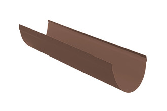 Желоб ПВХ Стандарт Альта Профиль, D-115 мм, цвет коричневый, 3000 мм