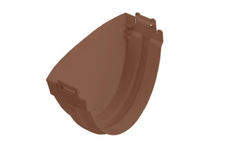 Заглушка ПВХ Стандарт Альта Профиль, D-115 мм, цвет коричневый