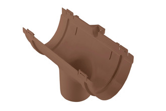 Воронка ПВХ Стандарт Альта Профиль, D-74 мм, цвет коричневый