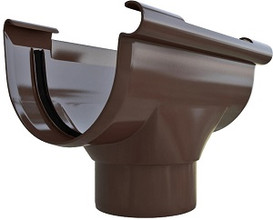 Воронка ПВХ Элит Альта Профиль, D-95 мм, цвет коричневый