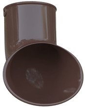 Слив трубы ПВХ Элит Альта Профиль, D-95 мм, цвет коричневый