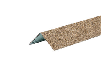 Угол внешний металлический Hauberk, цвет песчаный 50х50х1250 мм