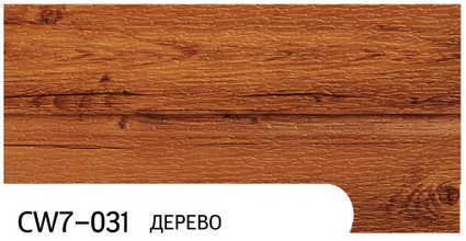 Фасадная панель Zodiac коллекция Дерево, цвет CW7-031, размер 3800*380*16 мм