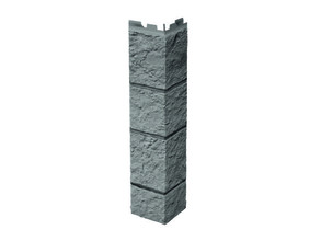 Угол наружный Vox (Вокс) серия Sand STONE (под камень), цвет Светло-серый, 446х121 мм