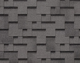 Мягкая кровля Roofshield Модерн Фемили Эко, цвет серый с оттенением, 3 м²/упак.