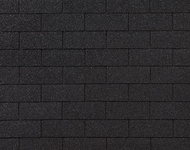 Мягкая кровля Roofshield Американ Фемили Эко, цвет графитно-черный, 3 м²/упак.