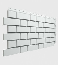 Фасадная панель Docke Flemish белый, 1095х420 мм, 0.46м²
