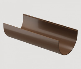 Желоб водосточный Docke (Деке) Standart, 3000 мм, цвет светло-коричневый (RAL 8017)