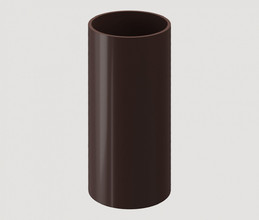 Труба водосточная Docke (Деке) Standart, 3000 мм, цвет коричневый (RAL 8019)