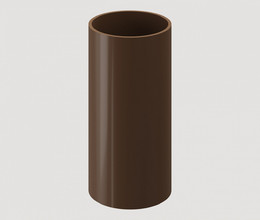 Труба водосточная Docke (Деке) Standart, 3000 мм, цвет светло-коричневый (RAL 8017)