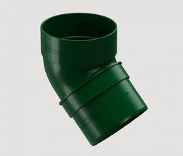 Колено 45° Docke (Деке) Standart, цвет зеленый (RAL 6005)