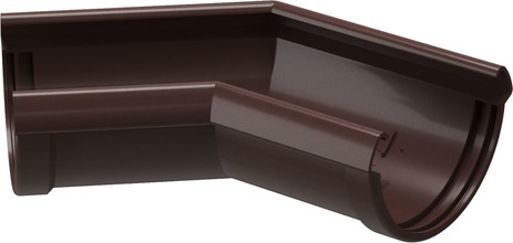 Угол желоба 135° Docke (Деке) LUX, цвет шоколад (RAL 8019)