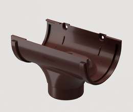Воронка D120/85 мм Docke (Деке) Premium, цвет шоколад (Ral 8019)