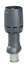 125/160/500 FLOW - вентиляционный выход (теплоизолированный), цвет RR23 серый (Ral 7015)