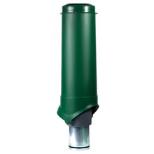 Вентиляционный выход Krovent Pipe-VT 125/206/700, цвет зеленый