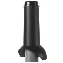 Канализационный выход изолированный Krovent Pipe-VT 100/125/450, цвет черный
