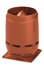 S 160 FLOW вентиляционный выход с основанием 300x300мм, цвет RR750 кирпичный (Ral 8004)