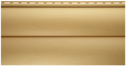 Сайдинг виниловый Альта-Профиль Blockhouse Престиж BH-02 Золотистый (3100 х 320 мм)