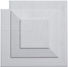 Накладка декоративная Альта-Борд ВС Белый 123х123 мм
