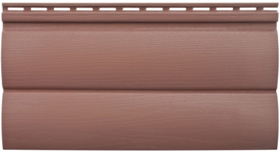 Сайдинг акриловый Альта-Профиль Blockhouse Премиум BH-03 Красно-коричневый (3100 x 226 мм)