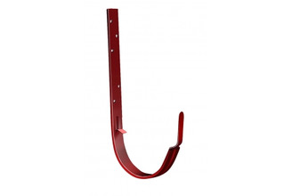 Крюк длинный для желоба Grand Line 125 мм RAL 3011 коричнево-красный
