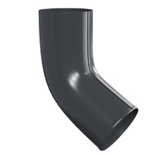 Сливное колено D100 МП FORAMINA, цвет Ral 7024 темно-серый