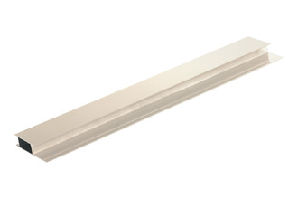 Профиль стыковочный GRINDERDECO, алюминиевый, для стыка фасадной панели 300 ДПК, белый, 60х17.5х3000мм