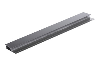 Профиль стыковочный GRINDERDECO, алюминиевый, для стыка фасадной панели 300 ДПК, серый, 60х17.5х3000мм