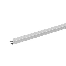 F-профиль АКВАСИСТЕМ, сталь 0.45, PE Zn 140, 2000 мм, цвет RR20 (белый)