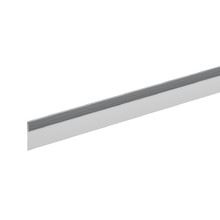 Финишная планка АКВАСИСТЕМ, сталь 0.45, PE Zn 140, 2000 мм, цвет RR23 (серый)