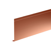 Ветровая планка (L-профиль) 300 АКВАСИСТЕМ, медь 0.6 мм, размер 2000 мм