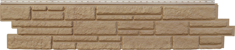 Фасадная панель Я-Фасад Алтайский камень, янтарь (1,622 х 0,345 м)