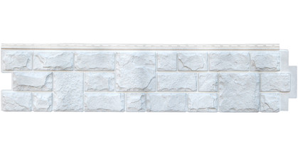 Фасадная панель Я-Фасад Екатерининский камень, серебро (1,407 х 0,307 м)