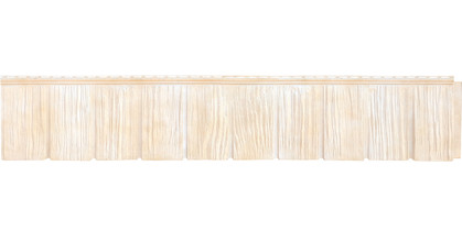 Фасадная панель Я-Фасад Сибирская дранка, слоновая кость (1,655 х 0,3 м)