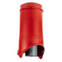 Канализационный выход изолированный Krovent Pipe-VT 100/206/500, цвет красный