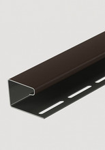 Docke J-профиль 16 мм, цвет шоколад, 3000 мм