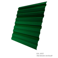 Профнастил Grand Line C10R 0,45 мм покрытие Полиэстер PE Ral 6002 лиственно-зеленый