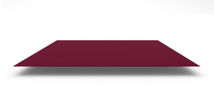 Плоский лист с полимерным покрытием Полиэстер (PE) 0,45 мм, 1250х2000 мм, цвет RAL 3005