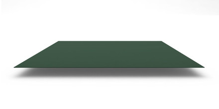Плоский лист с полимерным покрытием Полиэстер (PE) 0,45 мм, 1250х2000 мм, цвет RAL 6005