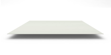 Плоский лист с полимерным покрытием Полиэстер (PE) 0,45 мм, 1250х2000 мм, цвет RAL 9002