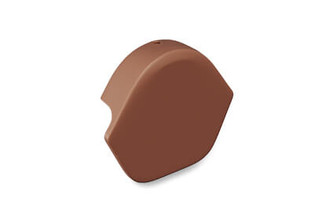 Торцевой коньковый элемент Фирафикс Braas (Браас), цвет коричневый