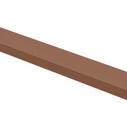 Карнизная планка (капельник) Braas, 2000 мм, цвет темно-коричневый