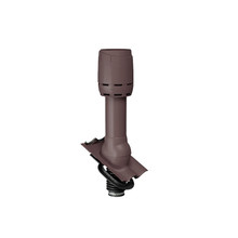 Дефлектор канализационного стояка для волновой черепицы Braas D110/700, цвет коричневый